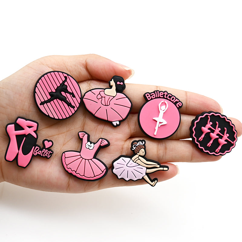 Wholesale I Love Ballet Shoe Charms Set