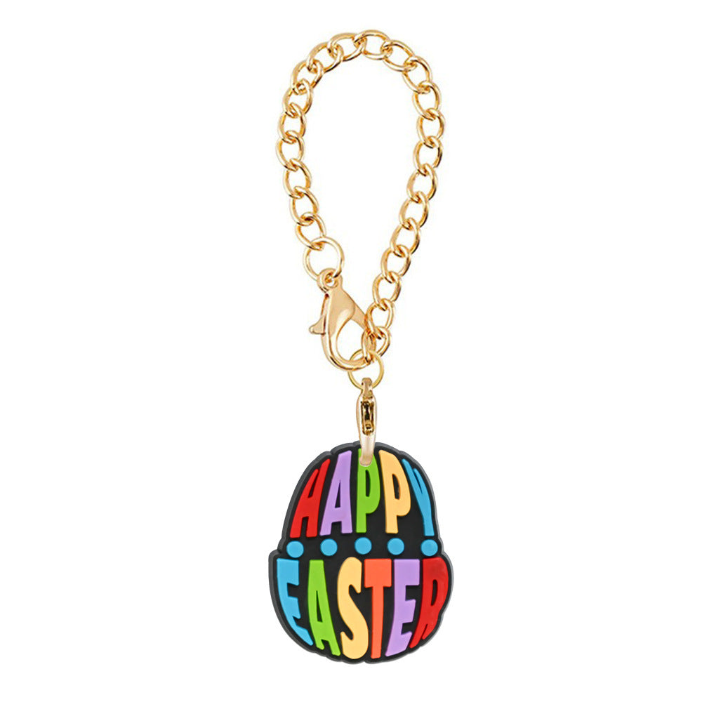 Easter PVC keychain style XH24089-10