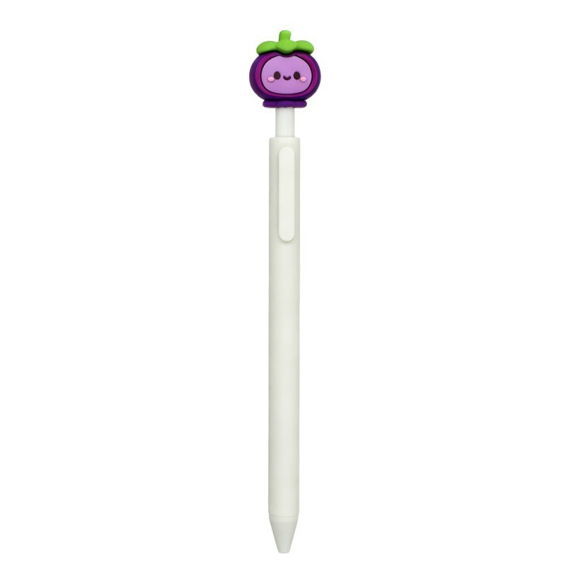 Fruit PVC pen topper – White design