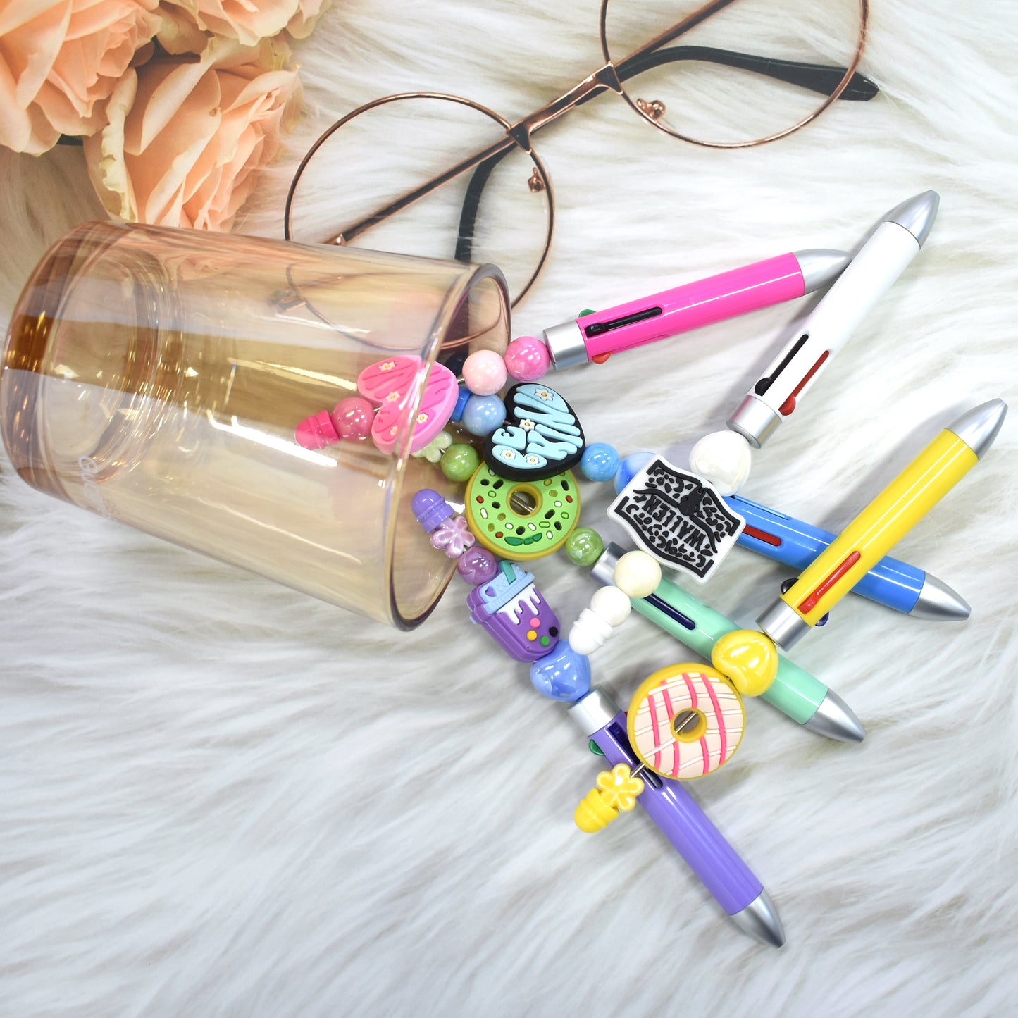 Custom PVC Focal Beads & Pen Charms additional detail image for DIY pens and crafts