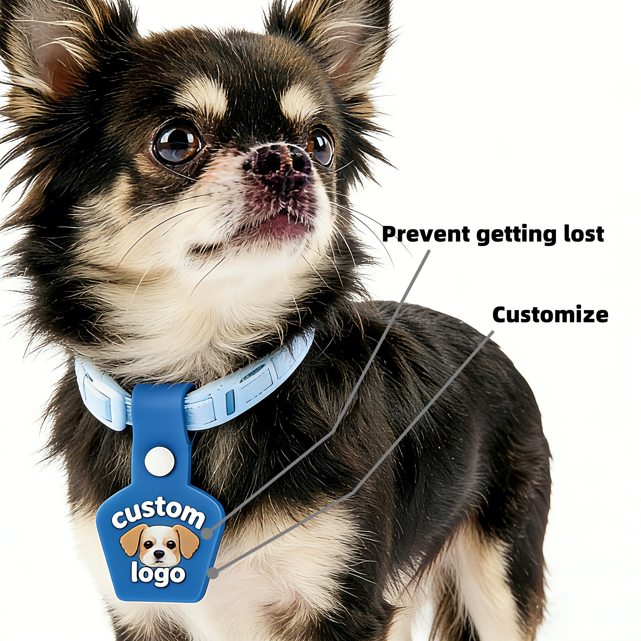 Cartoon Pet ID Tag Bundle ([7] Pack) | Double-Sided Safety Tags with QR Code