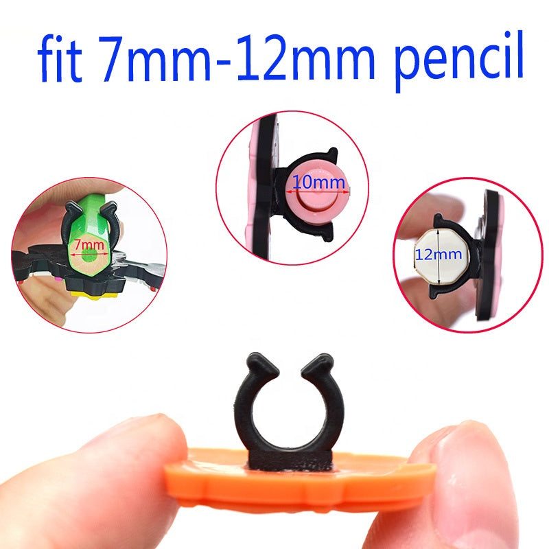 Kawaii Cartoon Pencil Toppers Bulk Set ([13] Pieces) | Durable Soft Rubber Pen Accessories size or group view for cute accessories