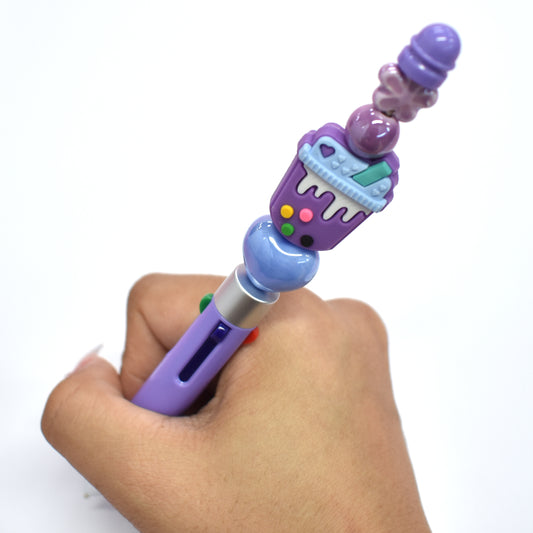 Custom PVC Focal Beads & Pen Charms lifestyle product image for DIY pens and crafts