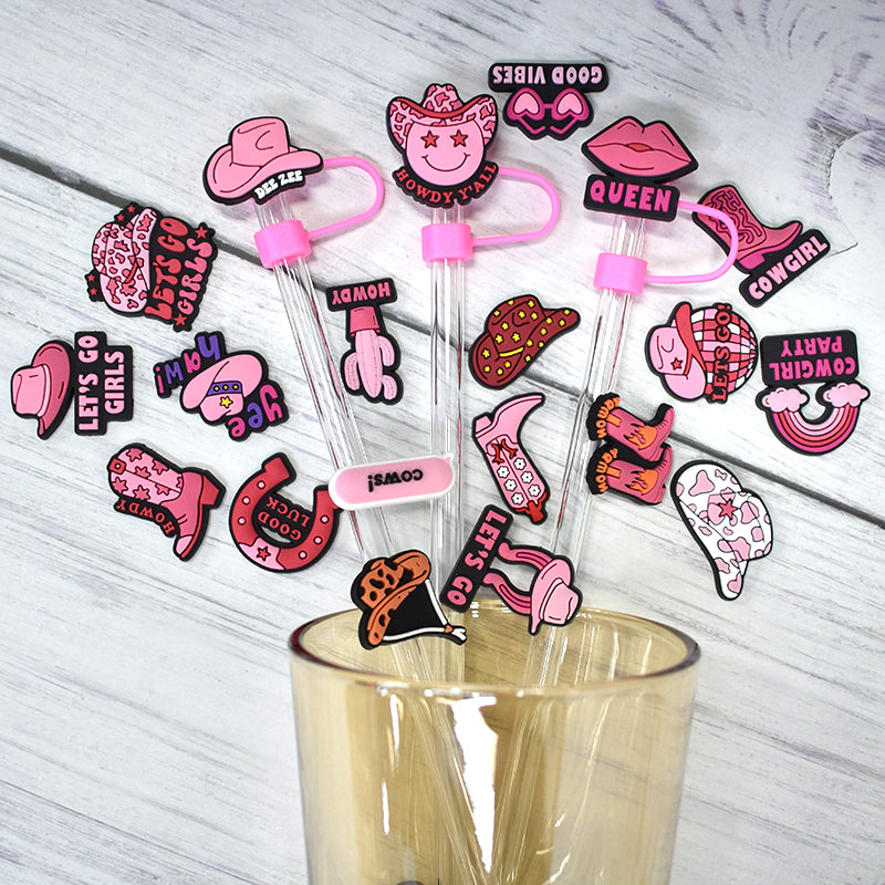 Custom Rubber Straw Toppers