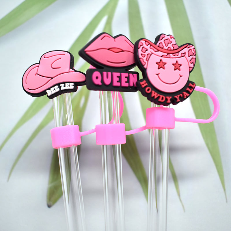Custom Rubber Straw Toppers