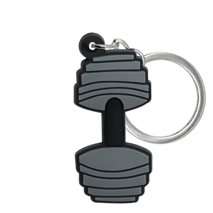 Cute Sports Theme PVC Keychains Set of [9] | Gym Bag Charms Bulk Gifts - close-up detail image for Shopify ecommerce listing