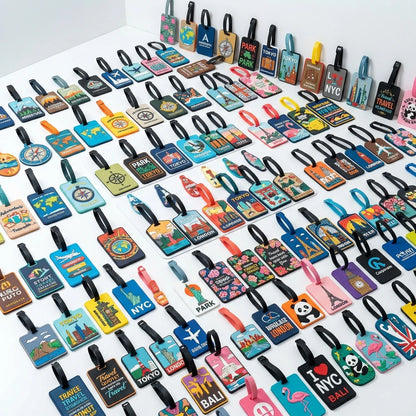 Custom 3D PVC Luggage Labels additional detail image for cute accessories