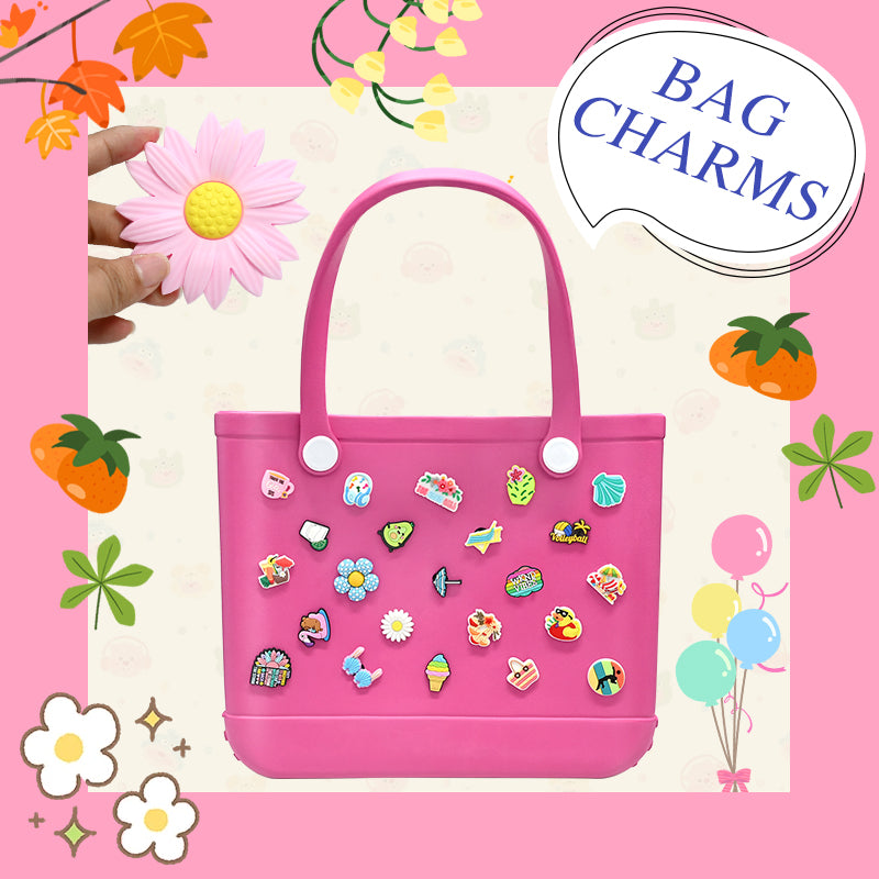 Custom Rubber Bag Charms
