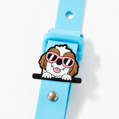 Cute Dog PVC Charm Lanyard