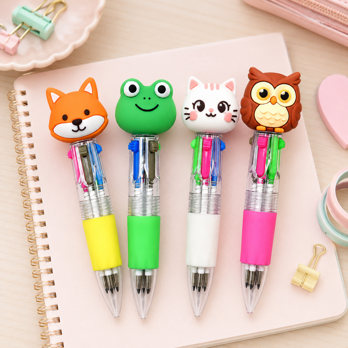 Cute Cartoon 3D PVC Pen Topper