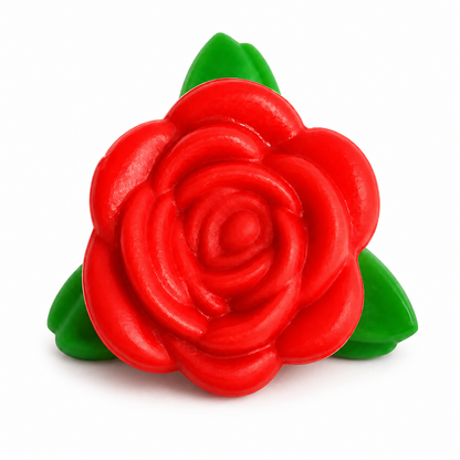 Red Rose PVC Shoe Charm for Foam Clogs