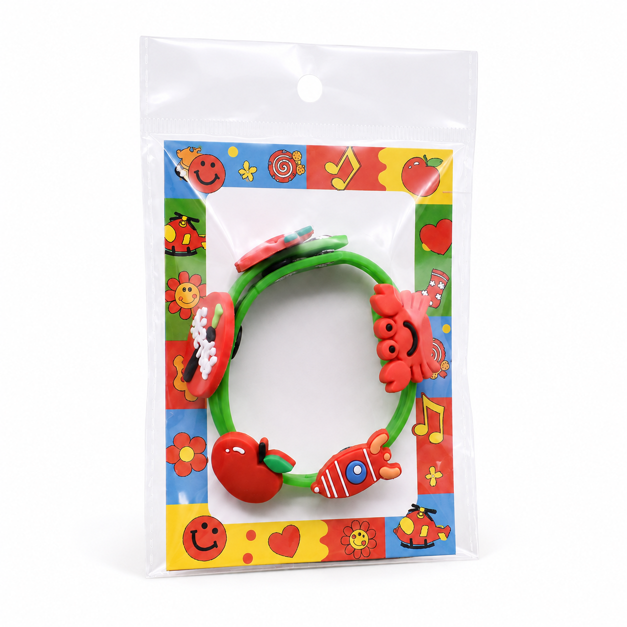 Adjustable Soft PVC Wristband Charms