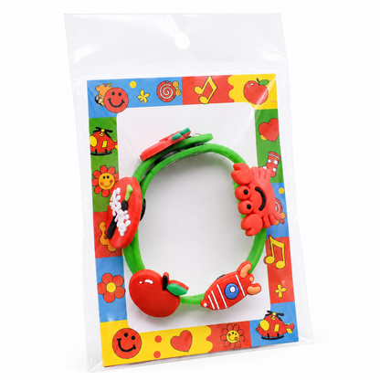 Adjustable Soft PVC Wristband Charms