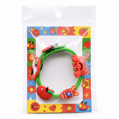 Adjustable Soft PVC Wristband Charms