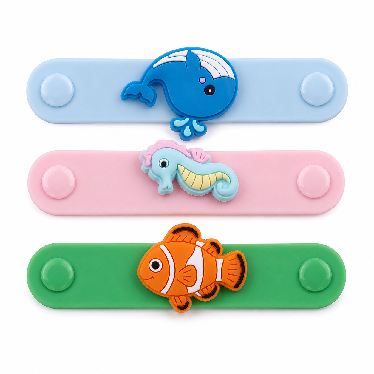 Ocean PVC Cable Organizer Wristband