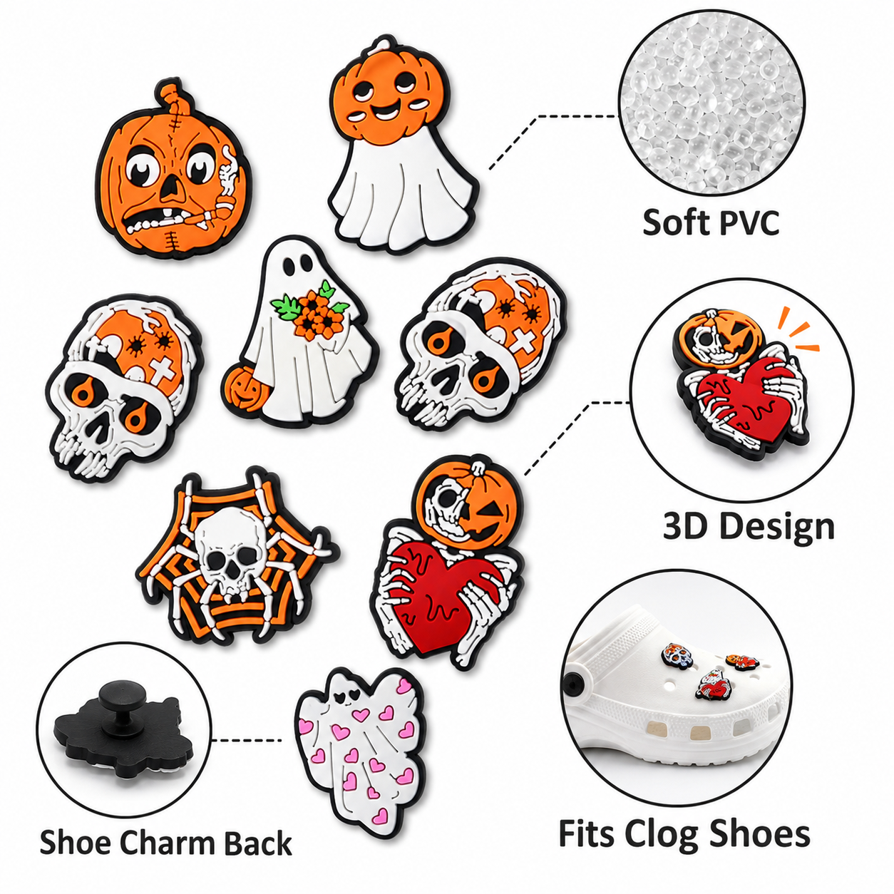 Cute Cat Pen Topper Charms Set of 12