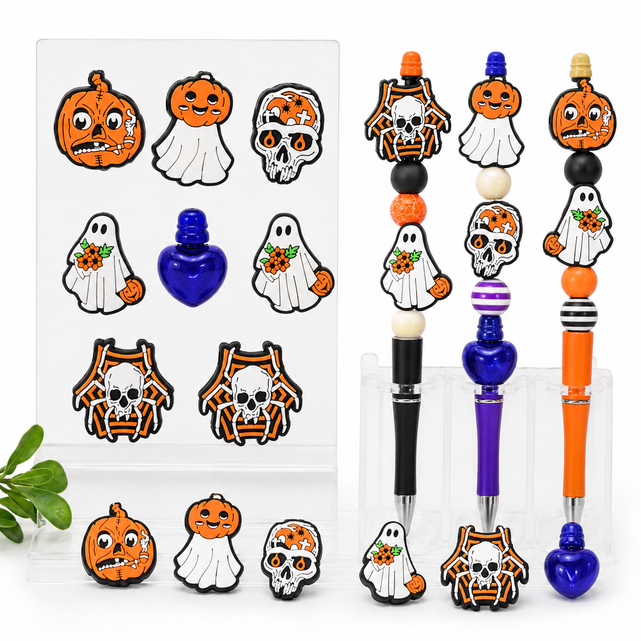 Cute Cat Pen Topper Charms Set of 12