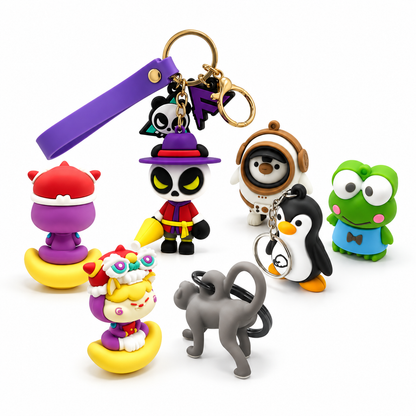 Custom 3D PVC Keychains