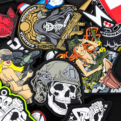 Custom 3D PVC Rubber Patches