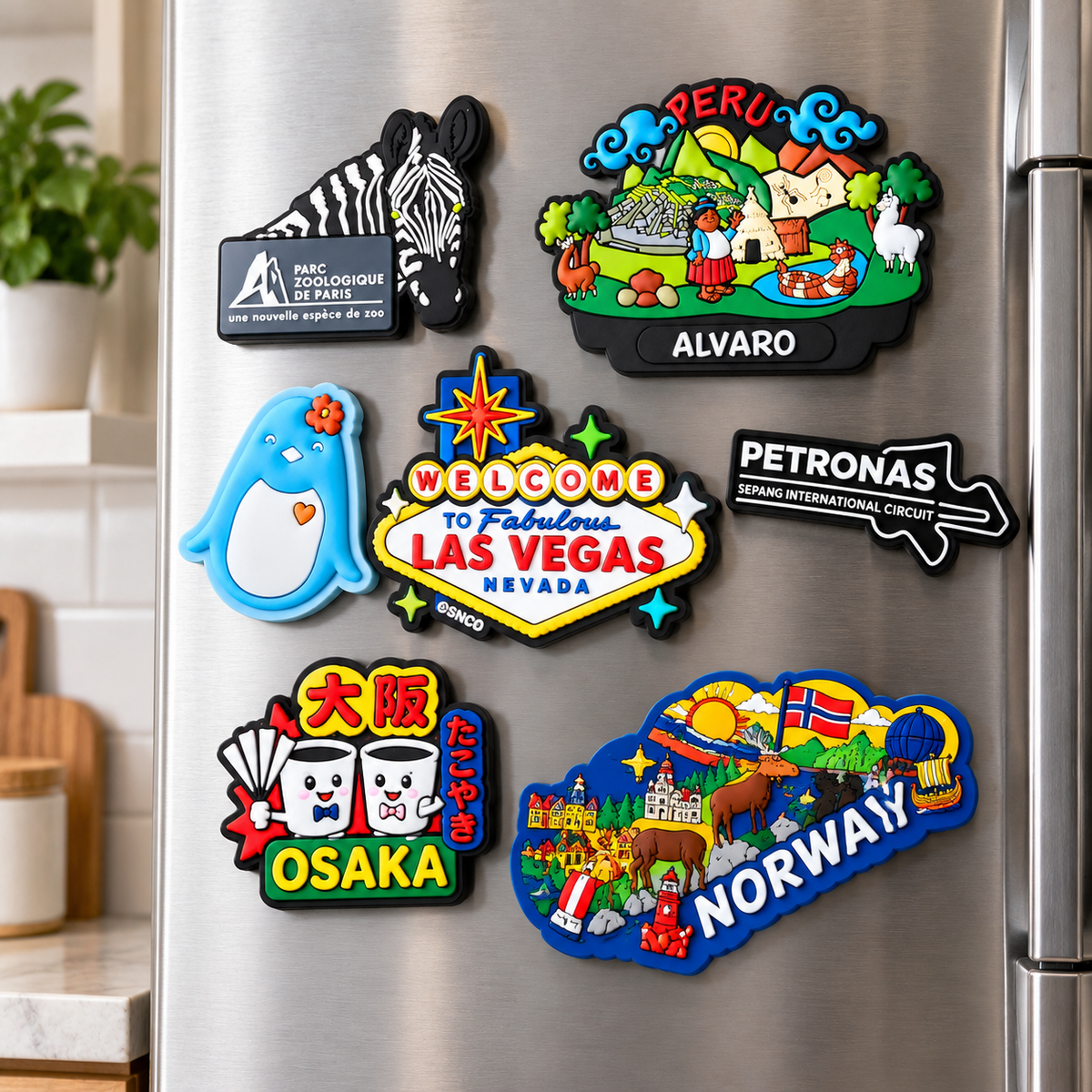 Custom PVC Fridge Magnets