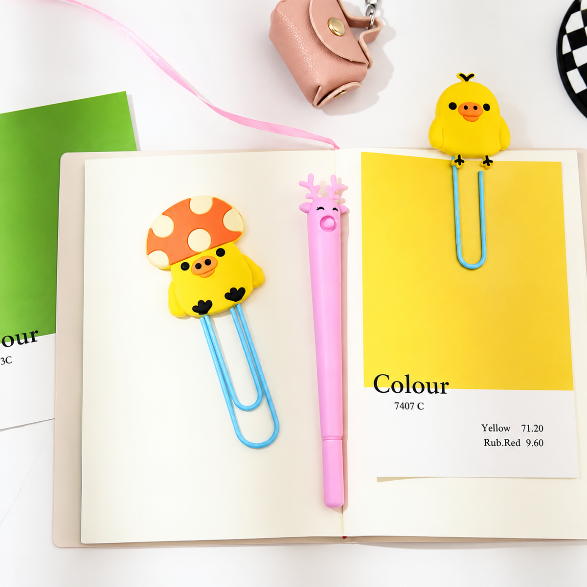 Custom Magic PVC Paperclip Bookmarks