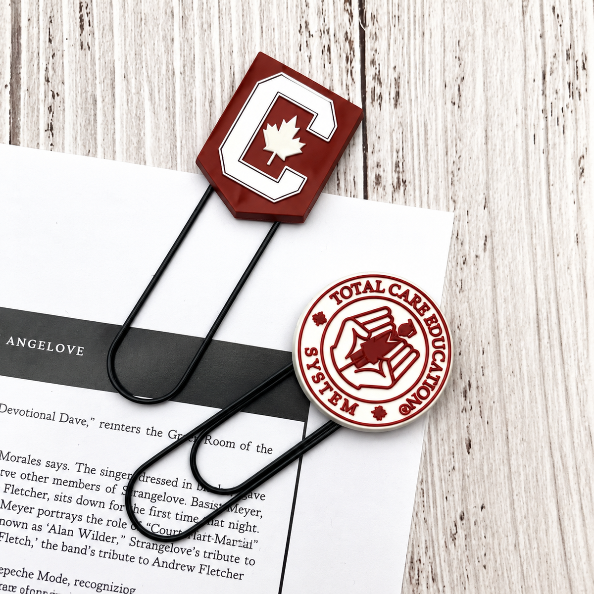 Custom Magic PVC Paperclip Bookmarks