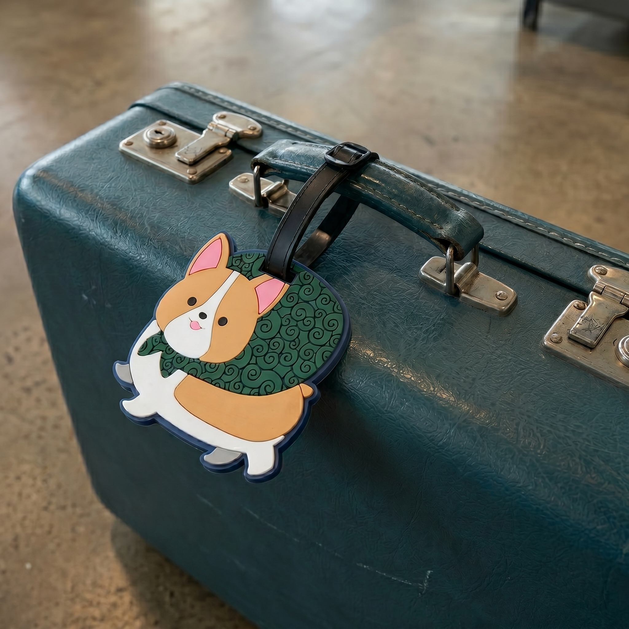 Adorable Cartoon Travel Tags – Double-Sided Soft Rubber Luggage ID