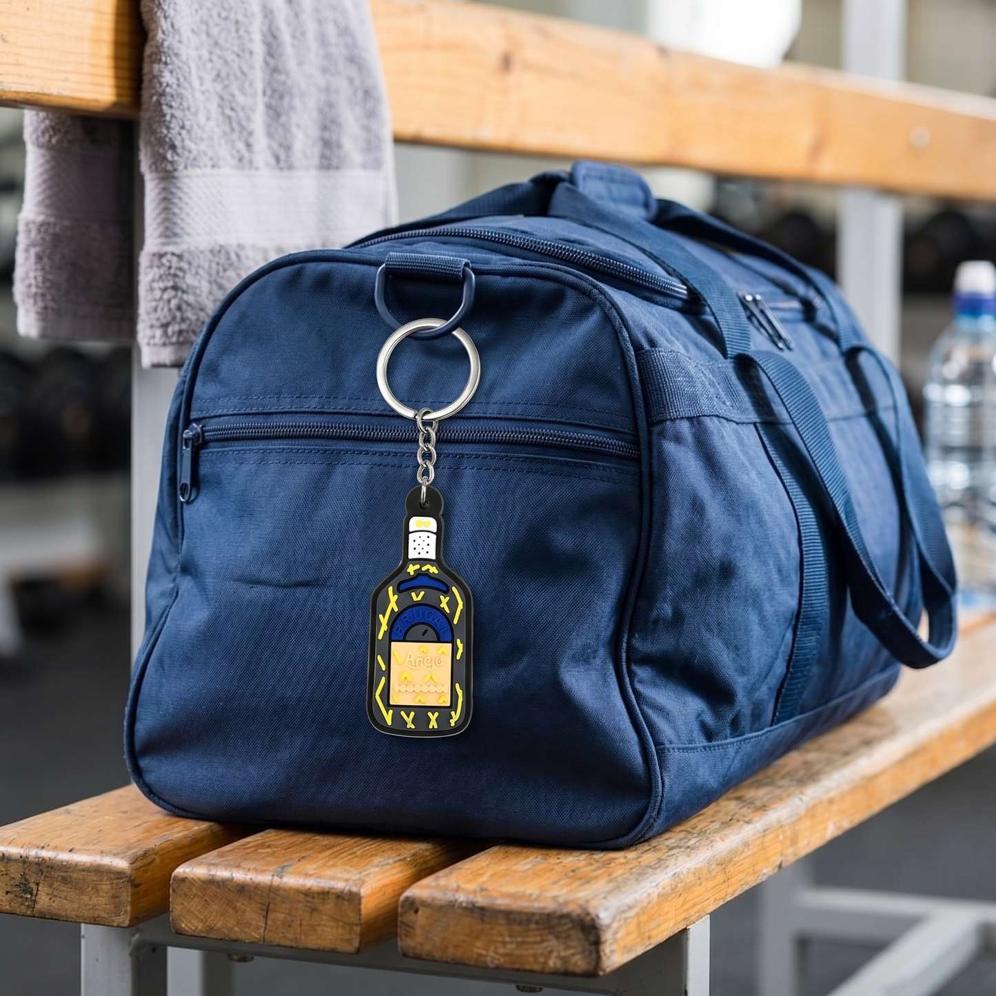 Cute 3D Bottle Keychains Set for Backpacks ([8] Pcs) | Ready to Ship Bundle additional detail image for bags and keys
