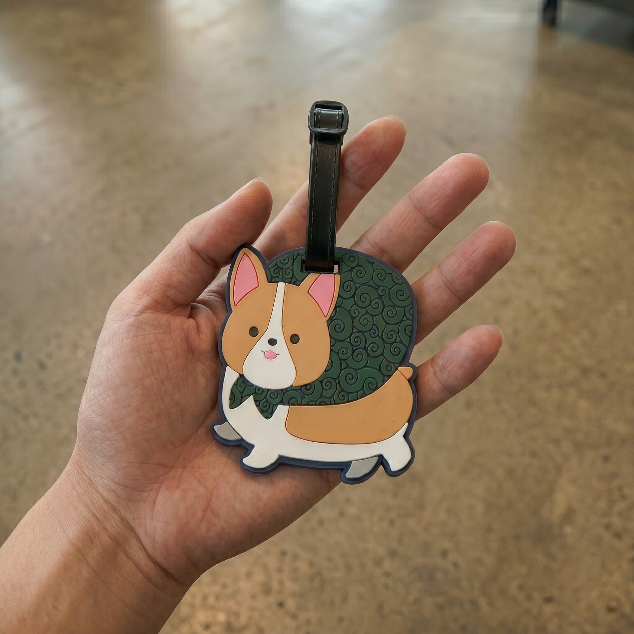 Adorable Cartoon Travel Tags – Double-Sided Soft Rubber Luggage ID
