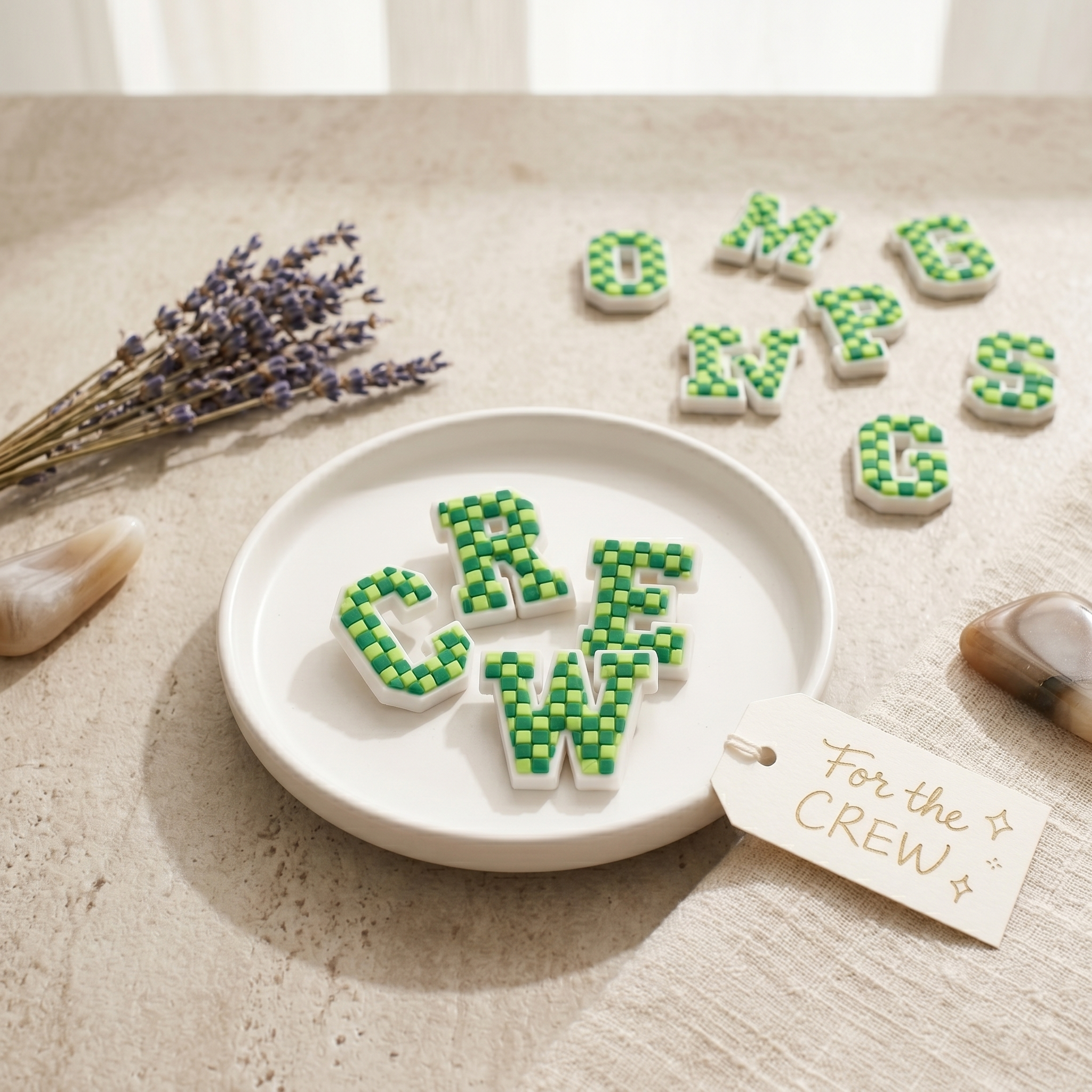Colorful Alphabet & Number Charms Set for Clogs