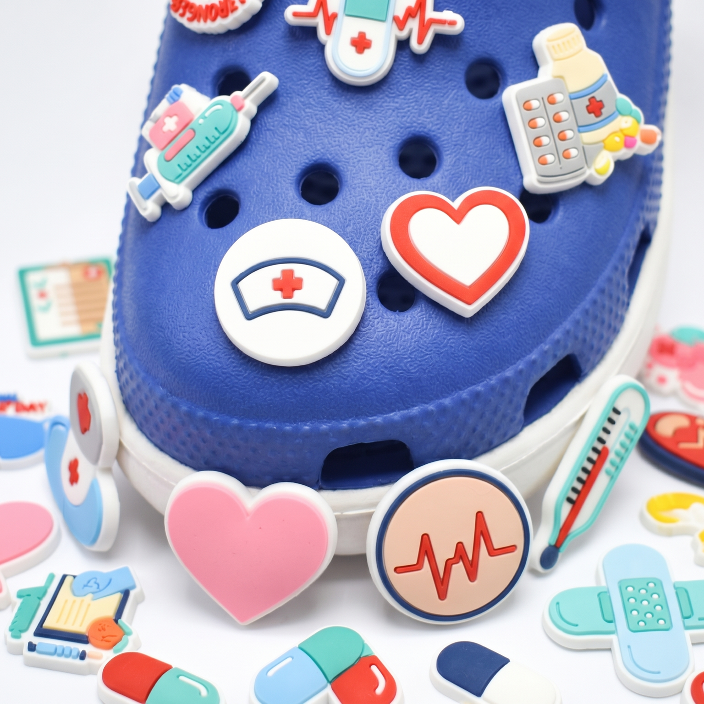 [Ready to Ship] Medical and Nurse Clog Charms Set size or group view for clog shoes