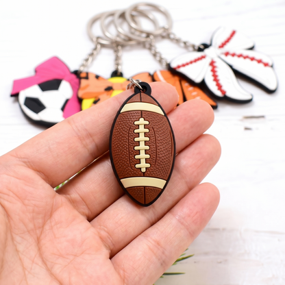 [Ready to Ship] 2D & 3D Cartoon PVC Keychains Bulk Set ([5] Pieces) | Soft Rubber Charms size or group view for bags and keys
