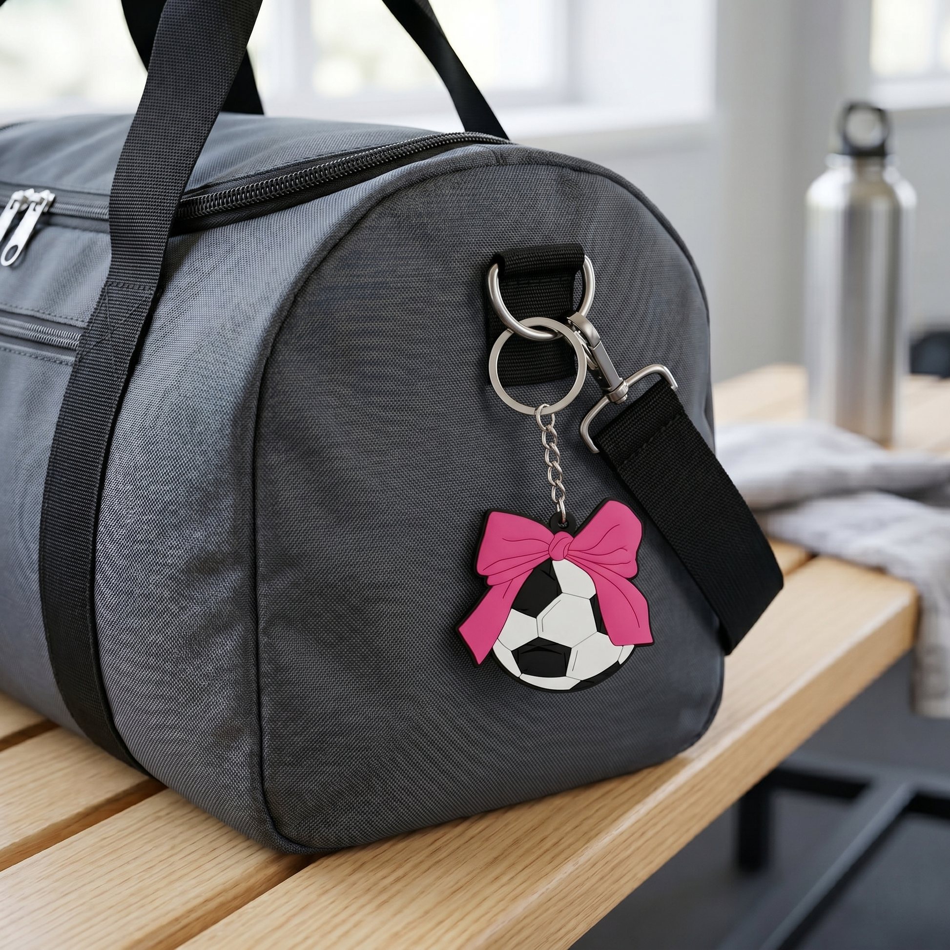 [Ready to Ship] 2D & 3D Cartoon PVC Keychains Bulk Set ([5] Pieces) | Soft Rubber Charms close-up detail image for bags and keys