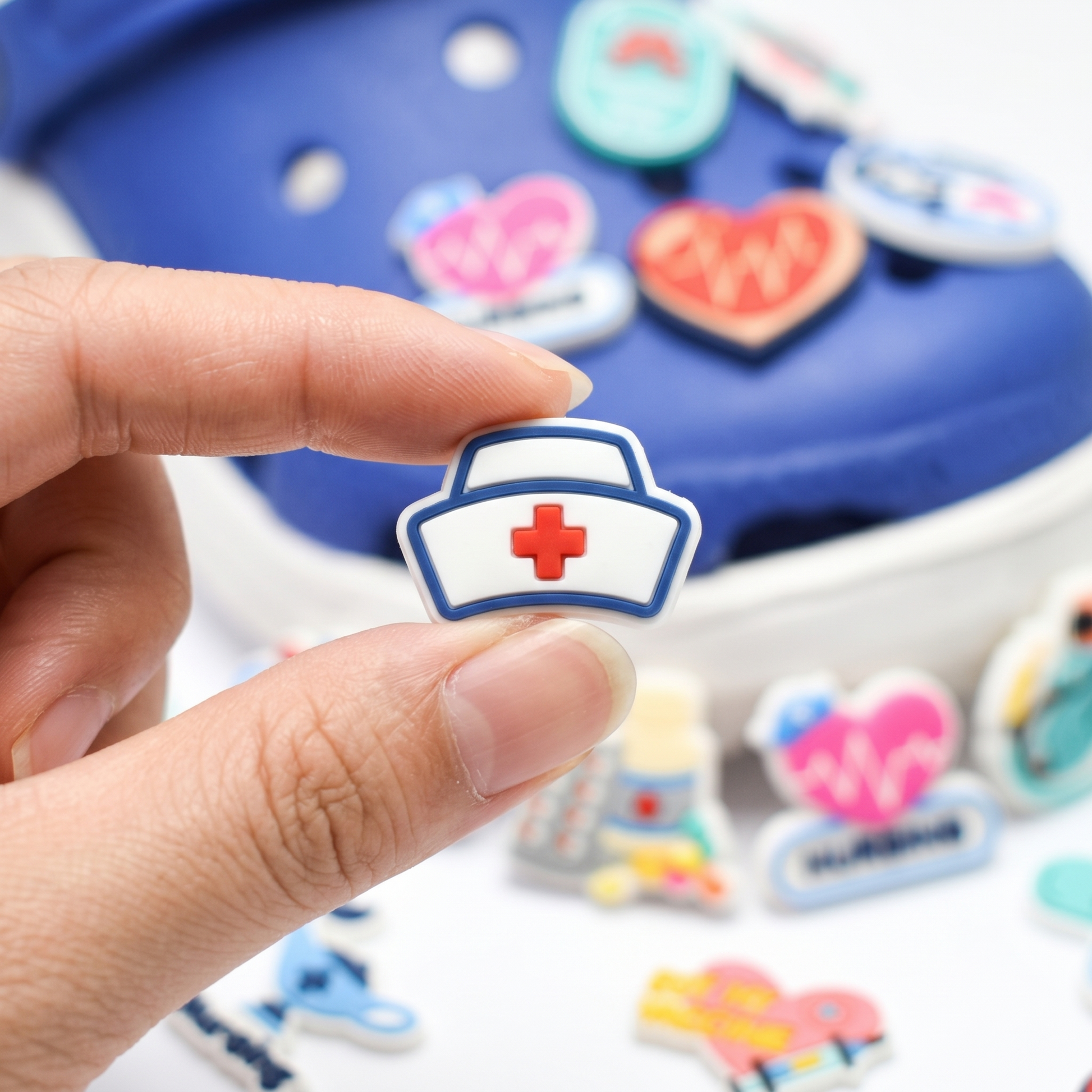 [Ready to Ship] Medical and Nurse Clog Charms Set main product image for clog shoes