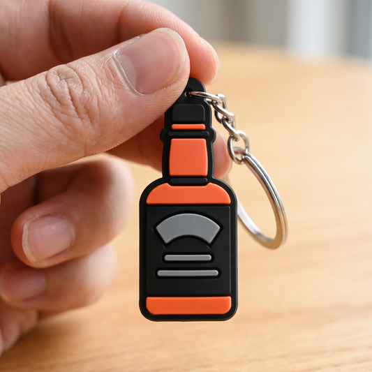 Cute 3D Bottle Keychains Set for Backpacks ([8] Pcs) | Ready to Ship Bundle
