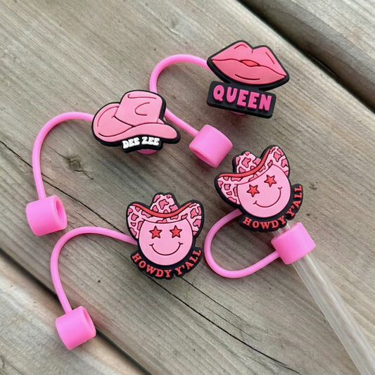 Custom Rubber Straw Toppers