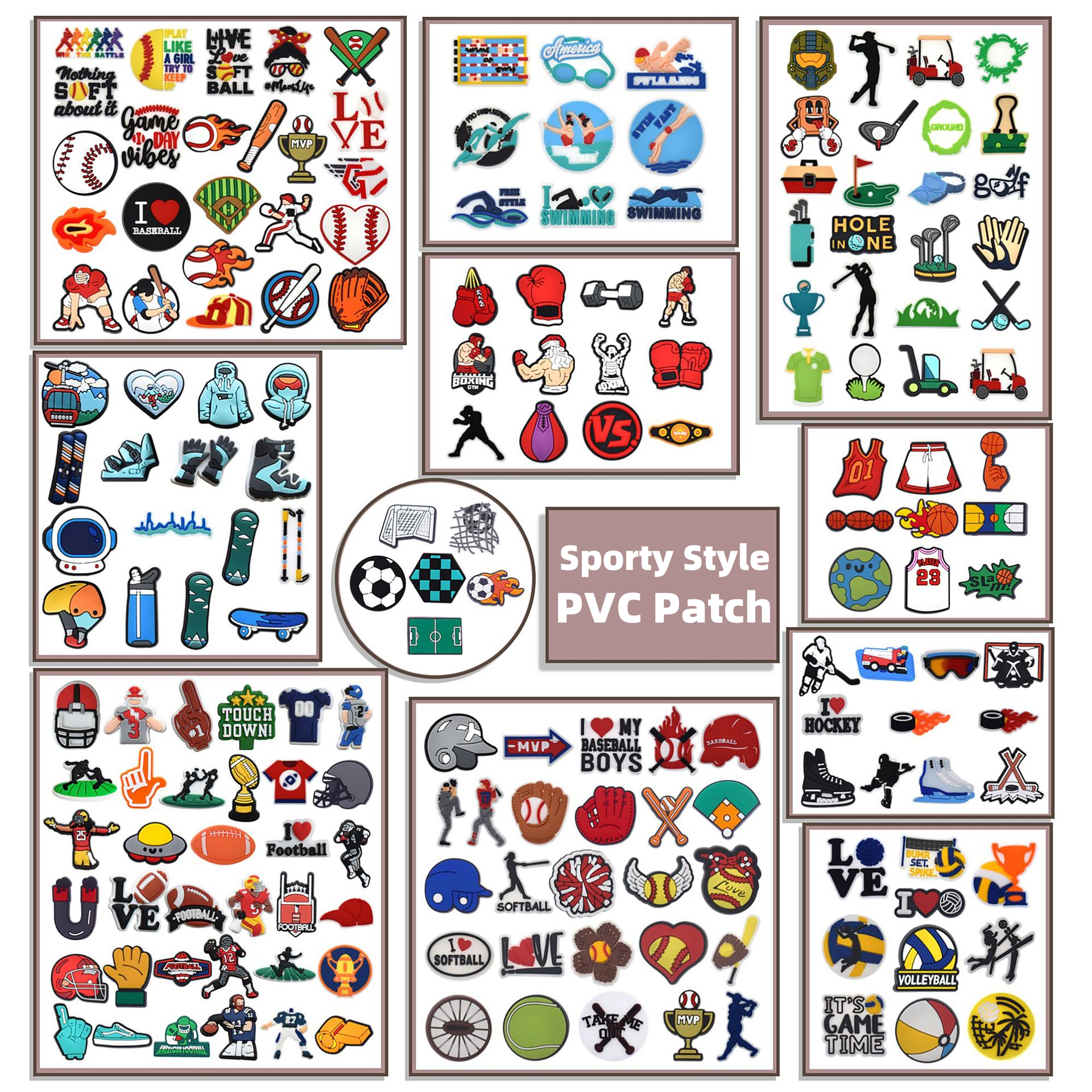 Custom 3D PVC Rubber Patches