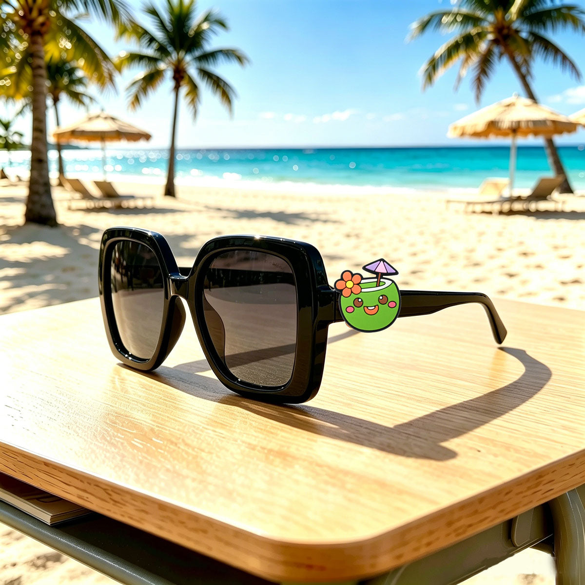 Beach Summer PVC Shoe Charms - Trendy Sandal Decoration Clips