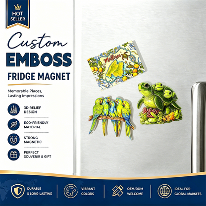 4-Piece Cartoon Fridge Magnet Set
