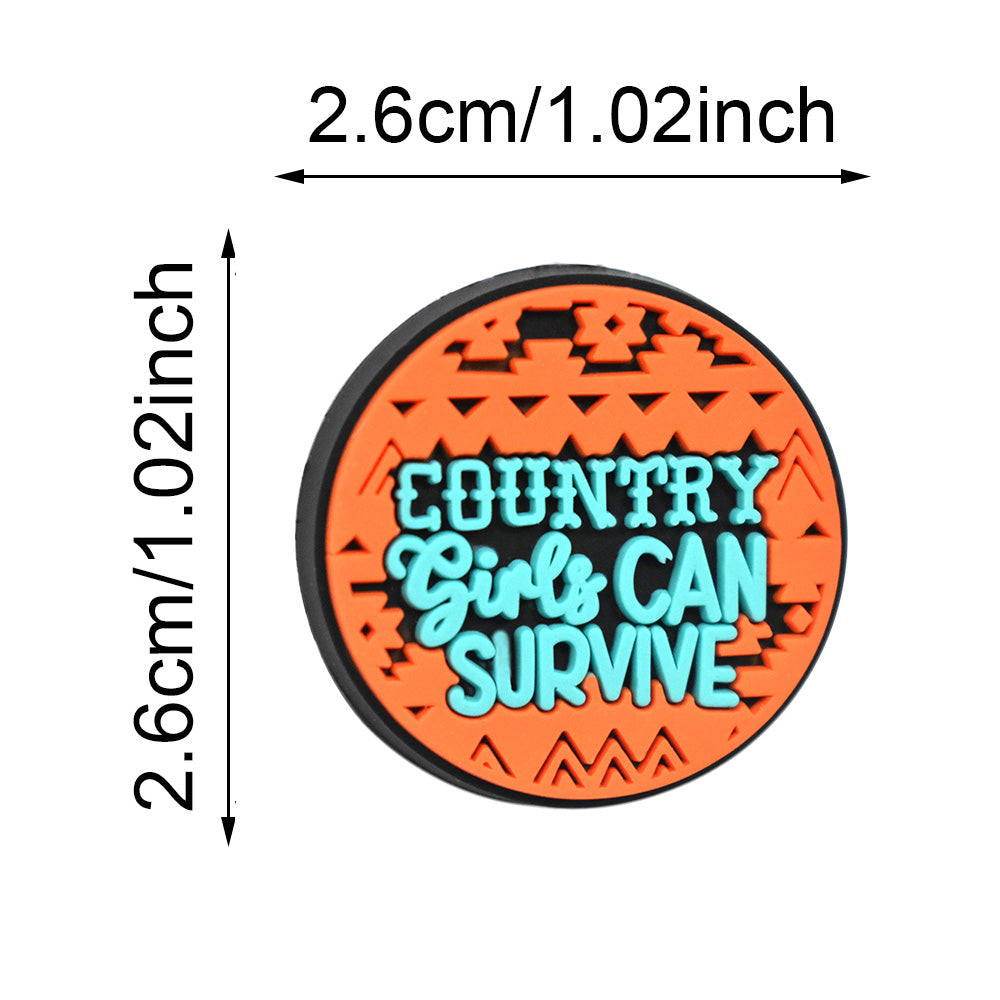 Wholesale DIY Pen Topper Beads - Colorful PVC & Silicone Charms Bundle for Personalized Pens close-up detail image for DIY pens and crafts