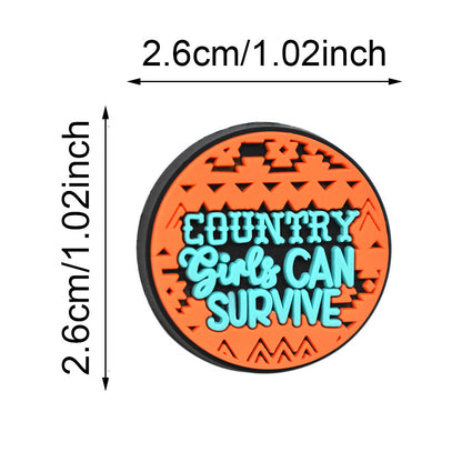 Wholesale DIY Pen Topper Beads - Colorful PVC & Silicone Charms Bundle for Personalized Pens close-up detail image for DIY pens and crafts