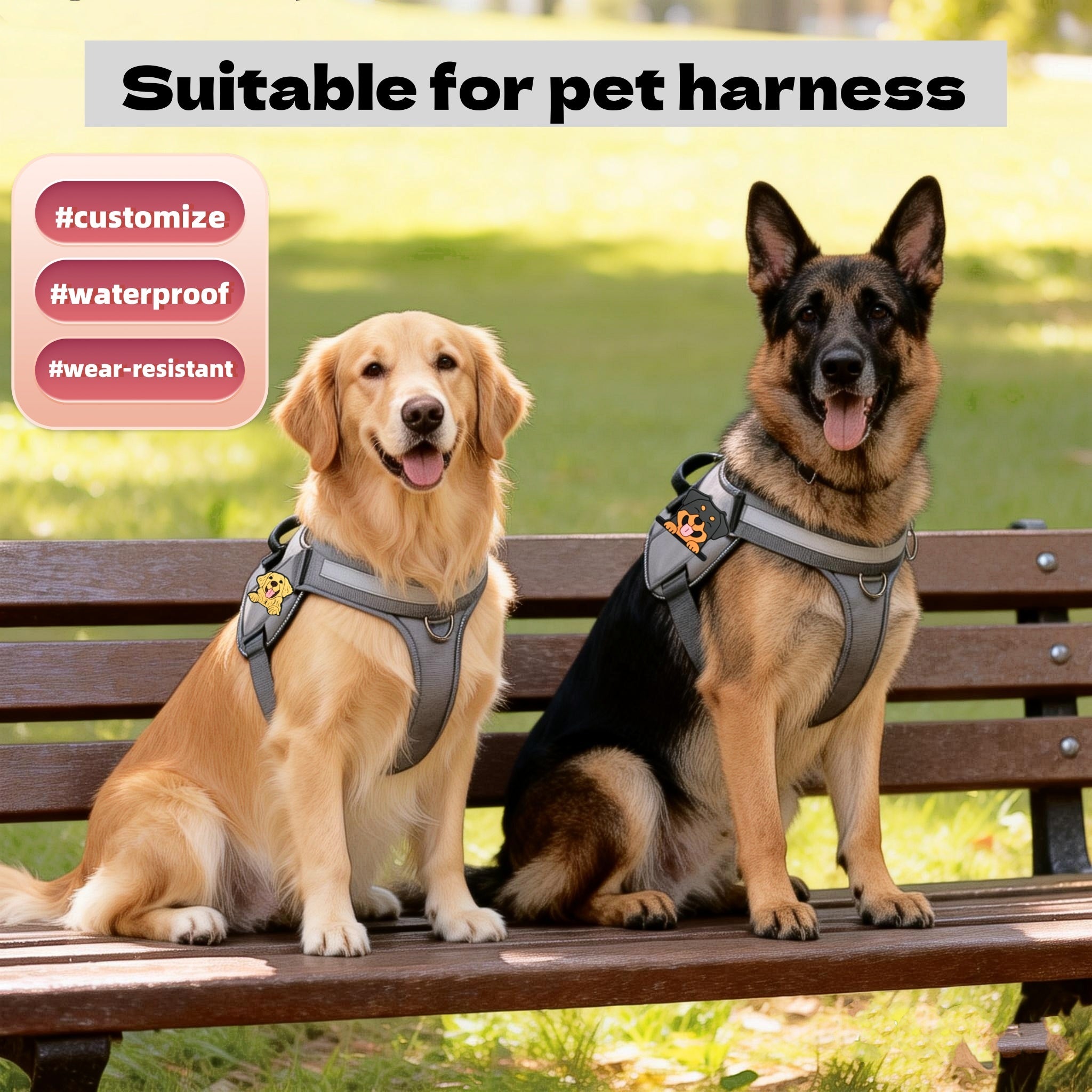 3D Soft PVC Sew-On Patches Set | Waterproof Rubber Badges Bundle for Hats & Bags