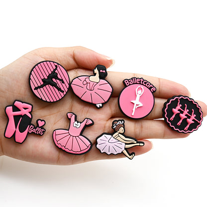 Wholesale I Love Ballet Shoe Charms Set