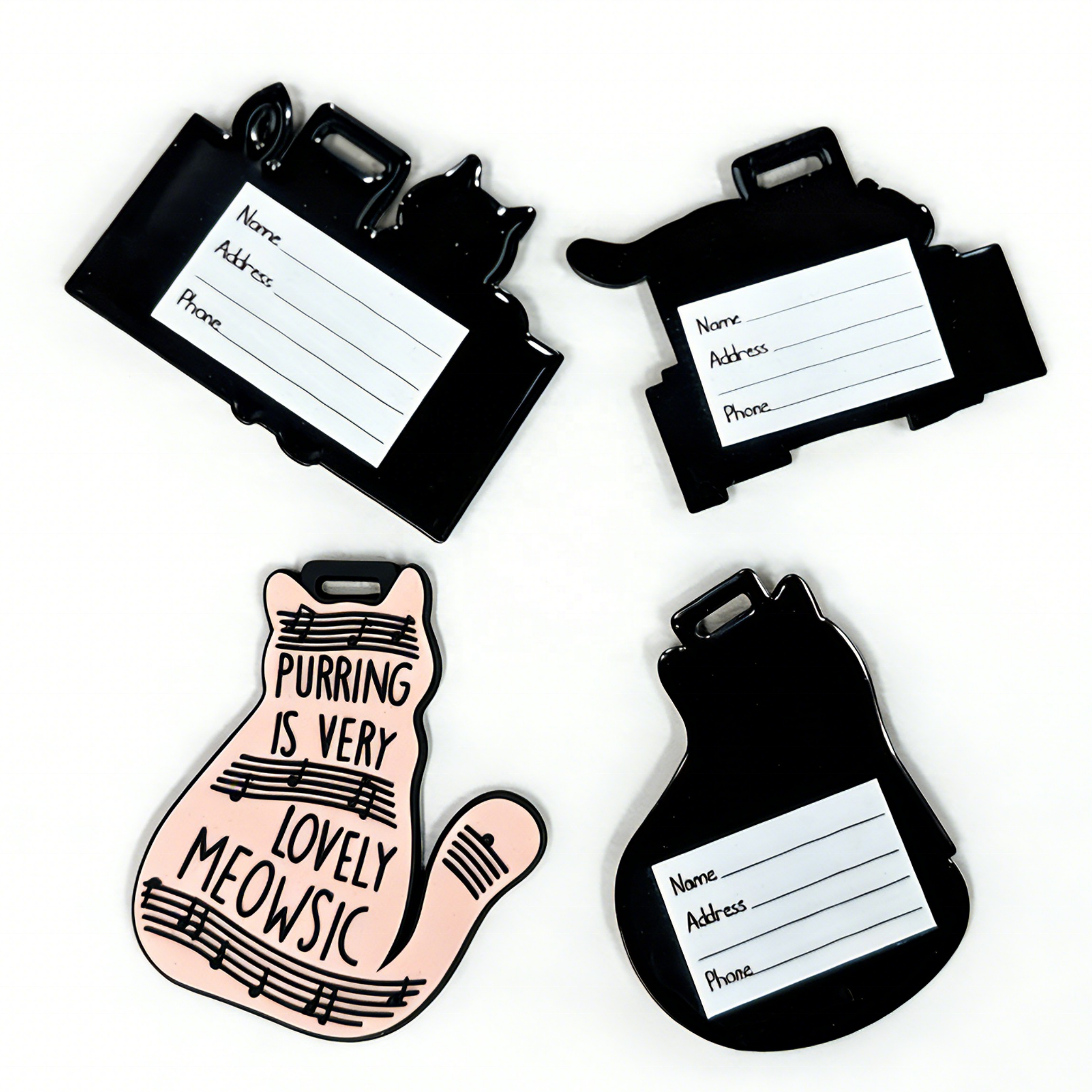 Custom 3D PVC Luggage Labels