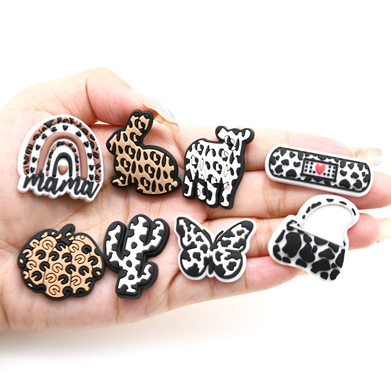 [Ready to Ship] Medical & Nurse Clog Charms Set | Soft PVC Shoe Accessories Bundle close-up detail image for clog shoes