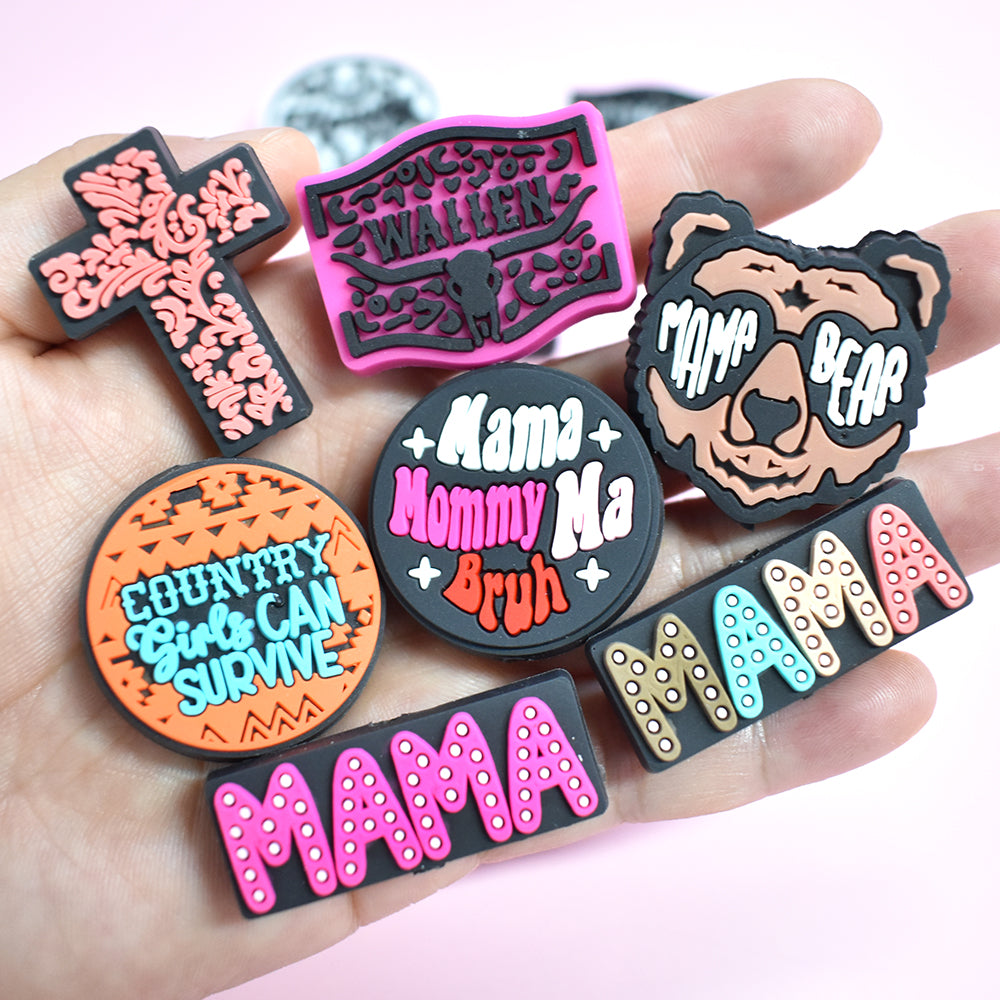 Wholesale DIY Pen Topper Beads - Colorful PVC & Silicone Charms Bundle for Personalized Pens lifestyle product image for DIY pens and crafts