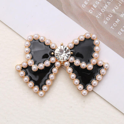 6-Piece Metal Bow Shoe Charm Set
