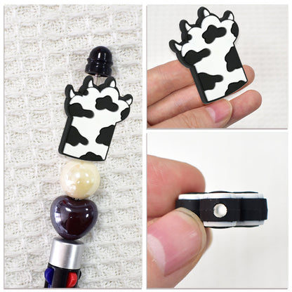 Cute Cat Paw Bead Charms Set – Soft Cartoon Animal DIY Jewelry & Pen Accessories main product image for DIY pens and crafts