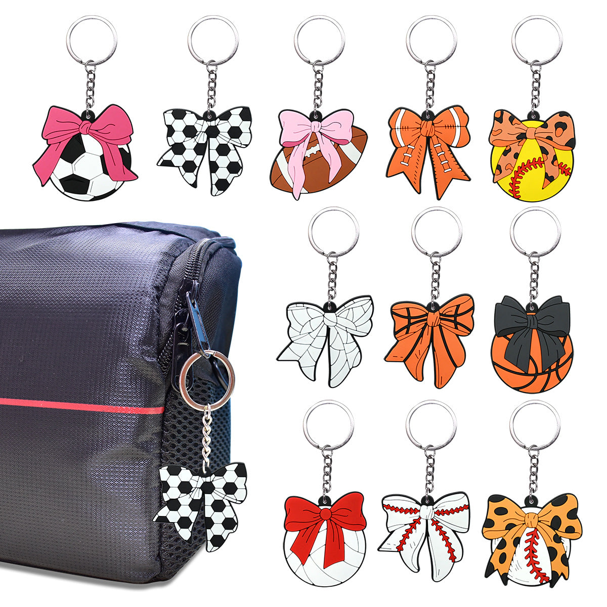 Business Gift PVC Keychain - Custom 3D Logo Soft Rubber Key Chain