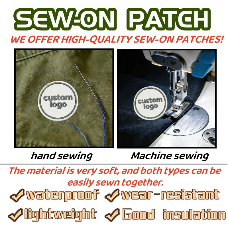 Custom 3D PVC Rubber Patches